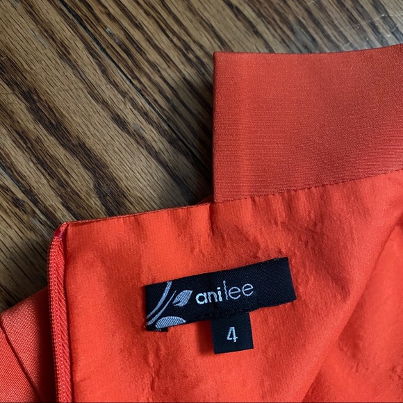 Ani Lee Taryn Orange plunge sweetheart dress - Picture 14 of 15